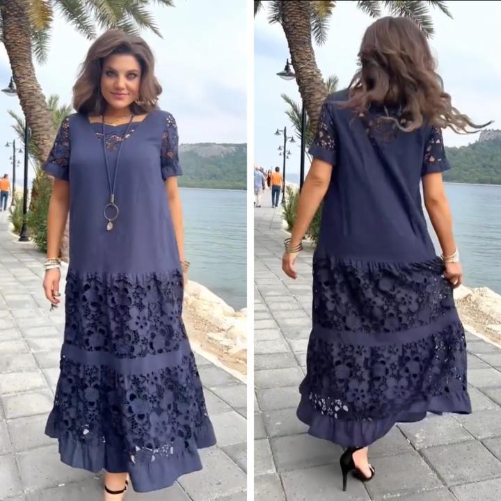 Vestido Charm em Algodão com Detalhes Únicos / Elegância Atemporal e Conforto em Cada Detalhe!