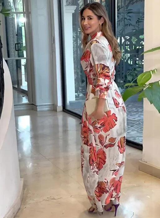 Vestido Feminino Elegant- Destaque-se nessa Primavera com nosso vestido Lindo!