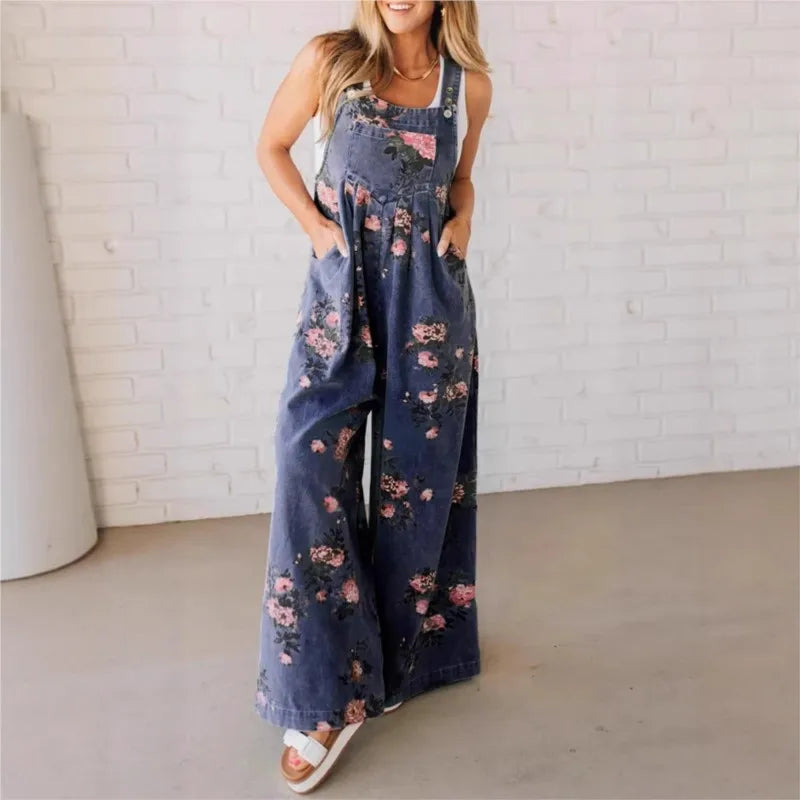 Macacão Sofia Feminino Estampa Floral- Delicadeza em cada detalhes! + Frete Grátis