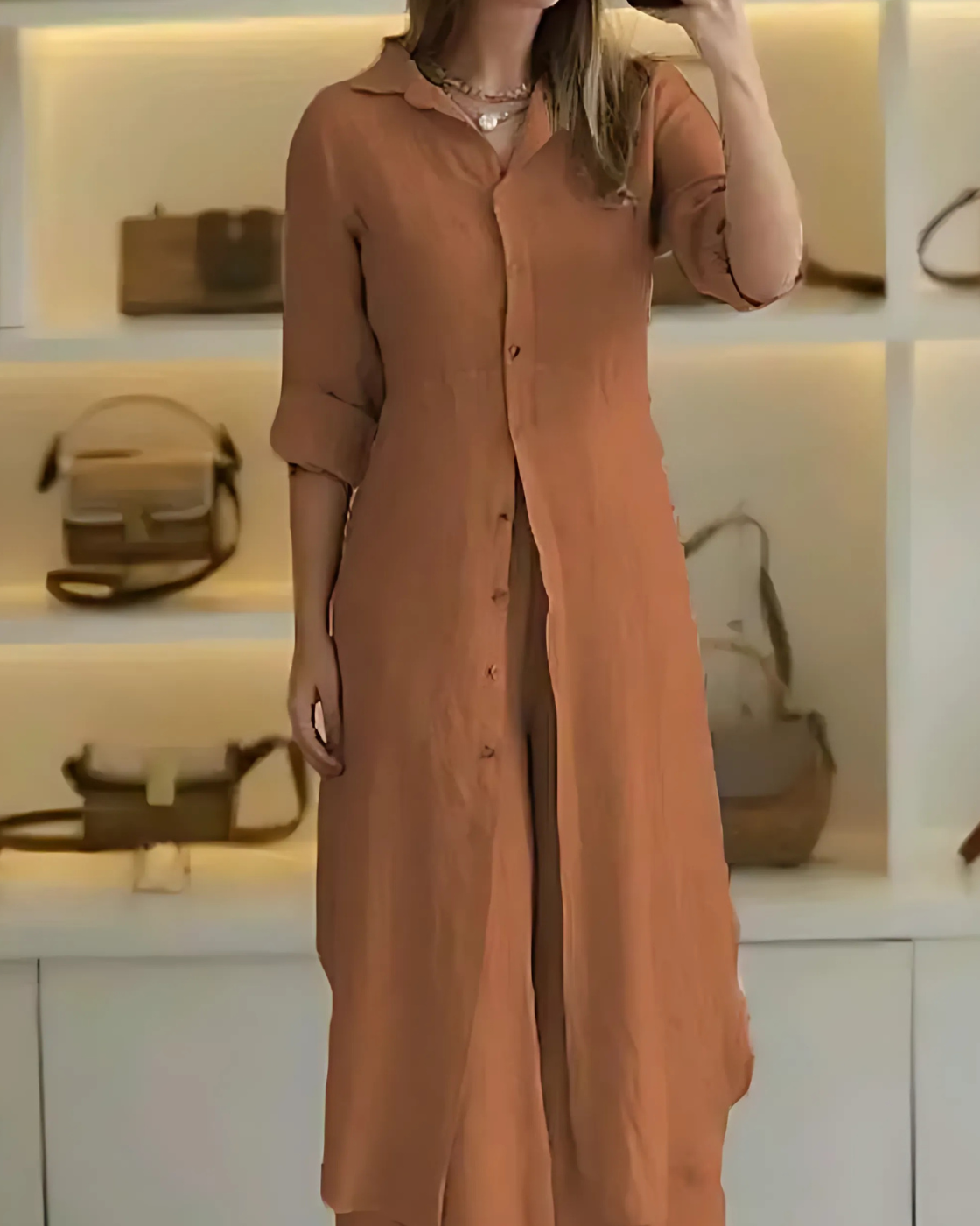Conjunto Estela | Linho Premium- Une leveza, frescor e elegância+ Frete Grátis