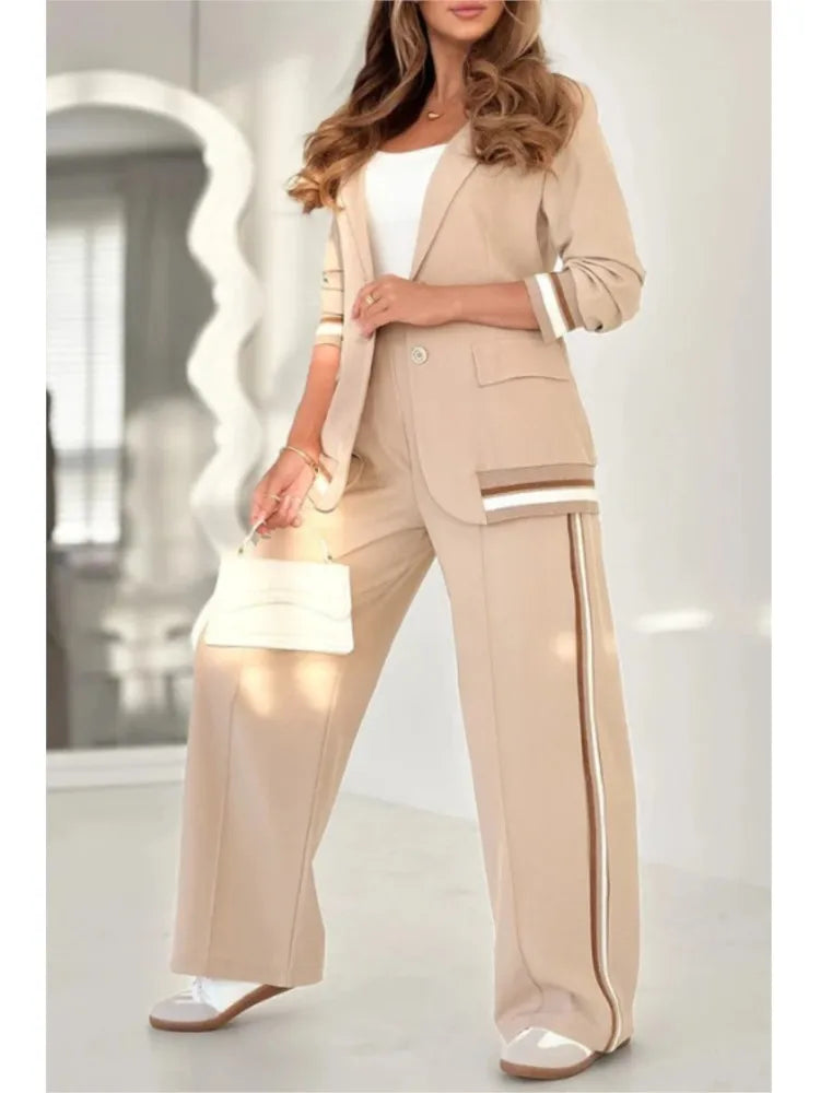 Conjunto Casaquinho e Calça Daiane- Perfeito Para Todas As Ocasiões! + Frete Grátis