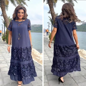 Vestido Charm em Algodão com Detalhes Únicos / Elegância Atemporal e Conforto em Cada Detalhe!
