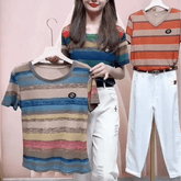 Camisetas Soltinhas Paris com Cores Vibrantes / Elegância e Conforto para um Verão Radiante! ( Compre 1 e Leve 2)