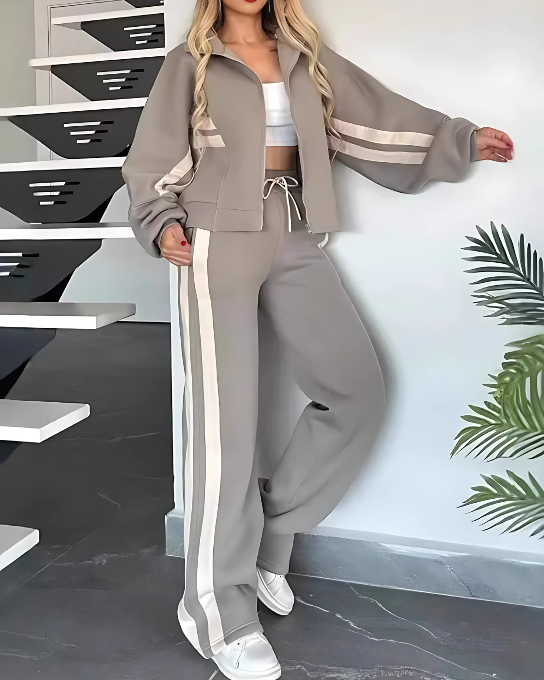 Conjunto Amanda  | 2 Peças -Elegância Natural e Conforto Atemporal