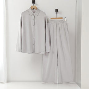 Conjunto Feminino Elegante em Linho de Algodão com Design Atemporal / Sofisticação e Conforto Em Primeiro Lugar!